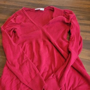 Red Maternity Sweater
